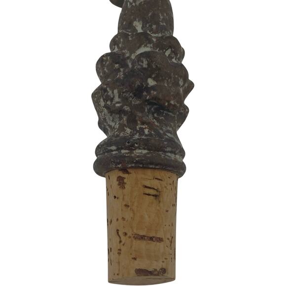 6Pc Set Wine Bottle Stopper Heavyweight Moose Wrought Iron Cork Adirondack Decor - Picture 5 of 8